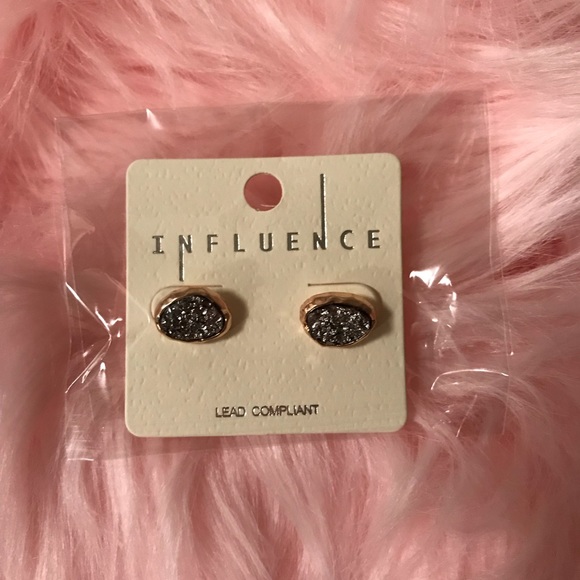 Druzy Earrings - Picture 2 of 2